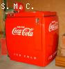 1950,s coin op Coke chest